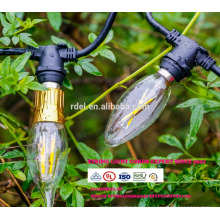 Cable de extensión 21 bombillas Impermeable 48Ft EU Reino Unido Enchufe LED Globo Decorativo Luces de cuerda al aire libre SLT-160